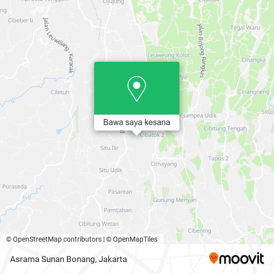 Peta Asrama Sunan Bonang