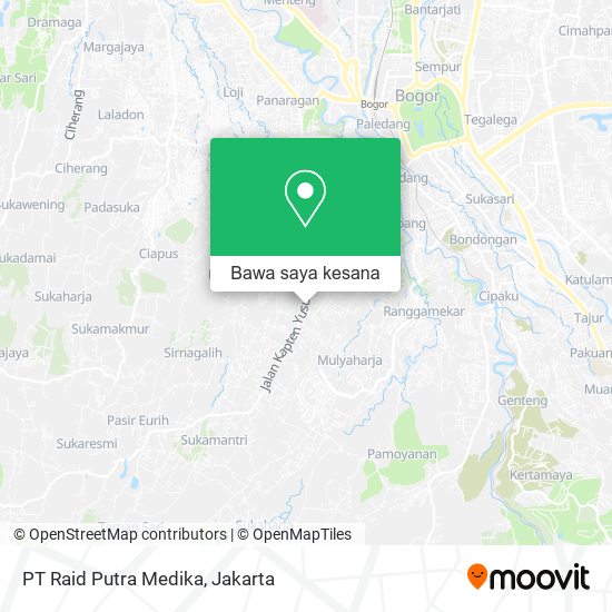 Peta PT Raid Putra Medika