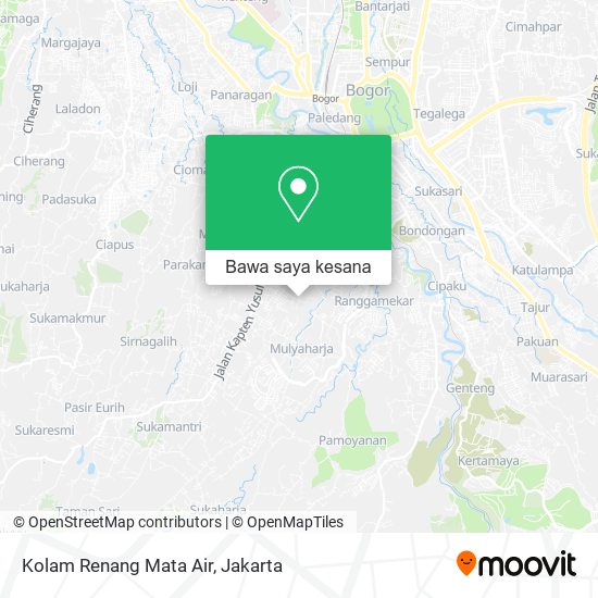 Peta Kolam Renang Mata Air