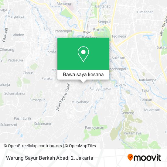 Peta Warung Sayur Berkah Abadi 2