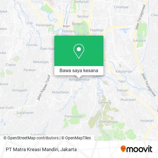 Peta PT Matra Kreasi Mandiri