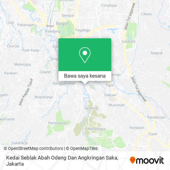 Peta Kedai Seblak Abah Odeng Dan Angkringan Saka