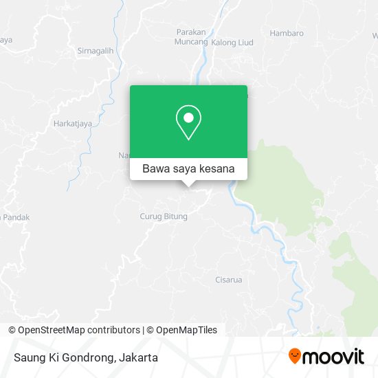 Peta Saung Ki Gondrong