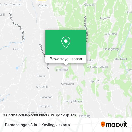 Peta Pemancingan 3 in 1 Kavling