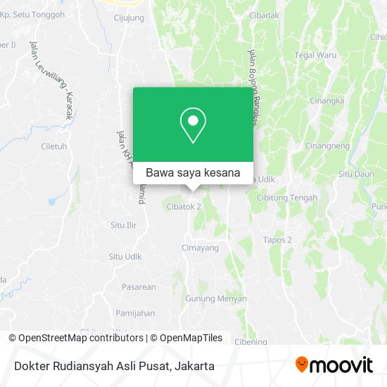 Peta Dokter Rudiansyah Asli Pusat