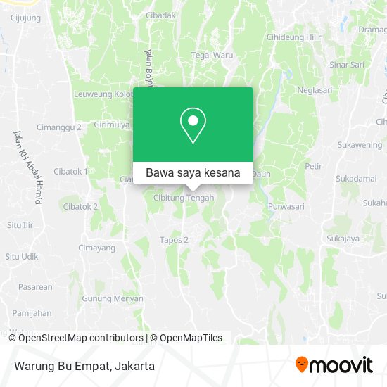 Peta Warung Bu Empat