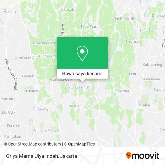 Peta Griya Mama Ulya Indah