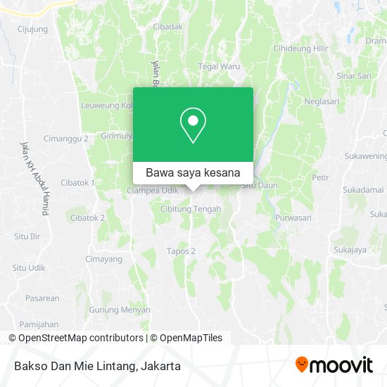 Peta Bakso Dan Mie Lintang