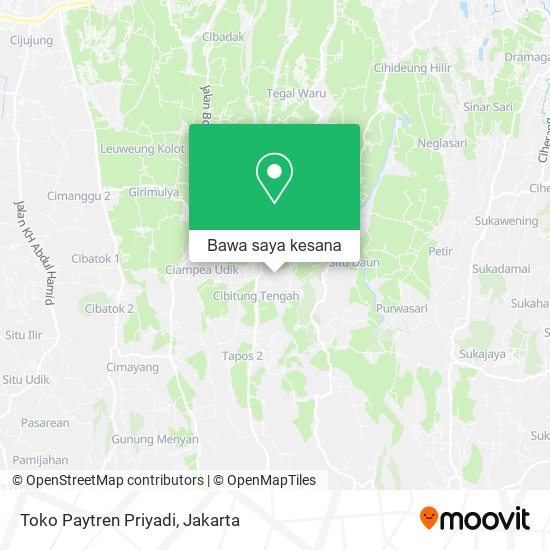 Peta Toko Paytren Priyadi