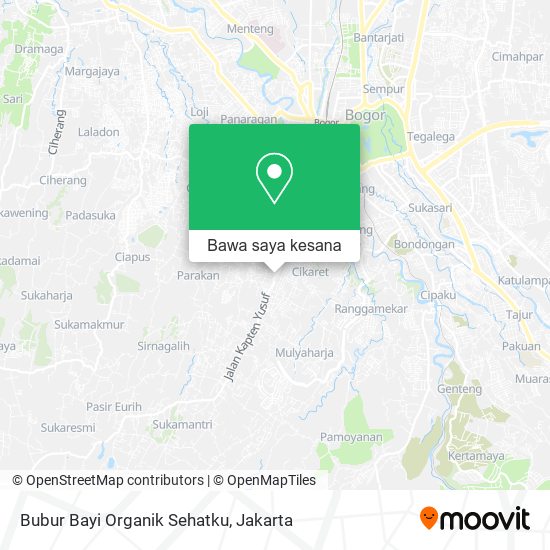 Peta Bubur Bayi Organik Sehatku