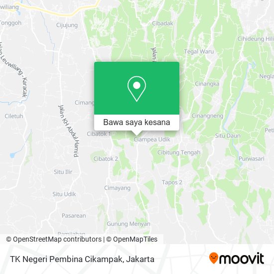 Peta TK Negeri Pembina Cikampak
