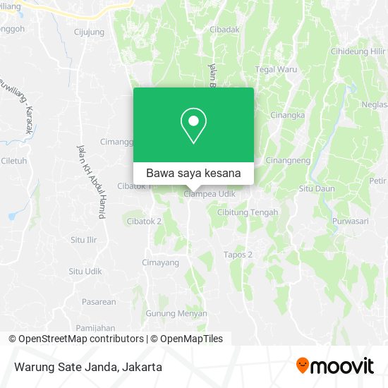 Peta Warung Sate Janda