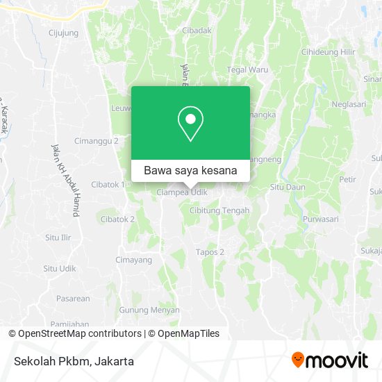 Peta Sekolah Pkbm