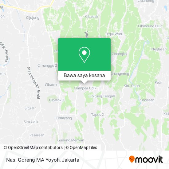 Peta Nasi Goreng MA Yoyoh