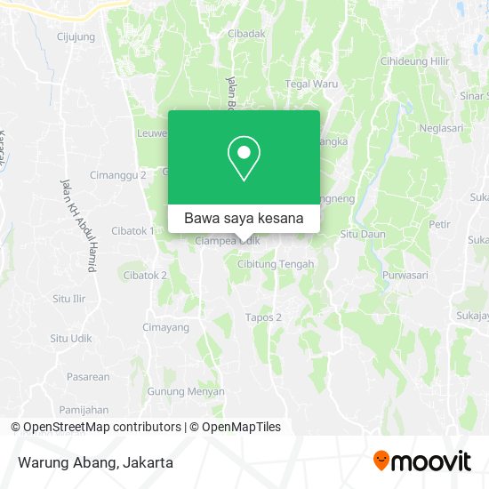 Peta Warung Abang