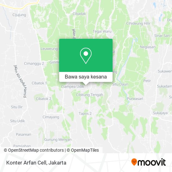 Peta Konter Arfan Cell