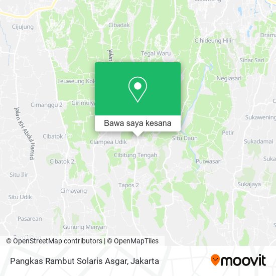 Peta Pangkas Rambut Solaris Asgar