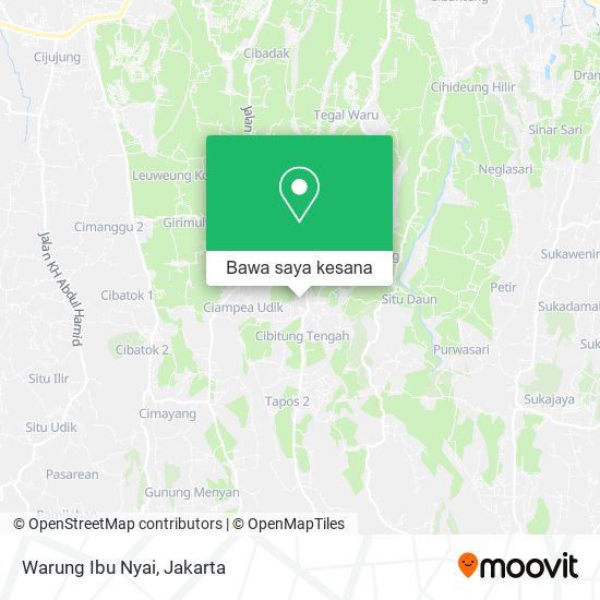 Peta Warung Ibu Nyai