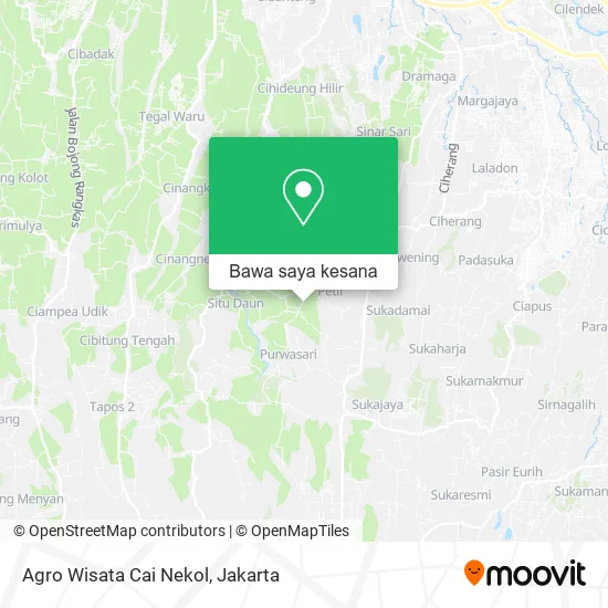 Peta Agro Wisata Cai Nekol