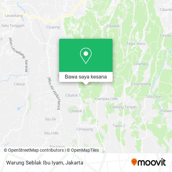 Peta Warung Seblak Ibu Iyam
