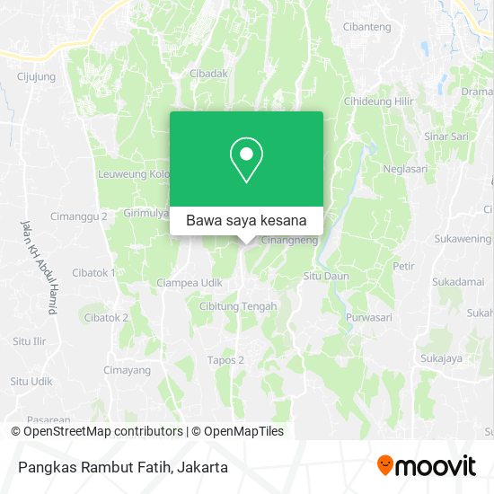 Peta Pangkas Rambut Fatih