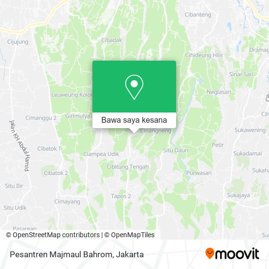 Peta Pesantren Majmaul Bahrom