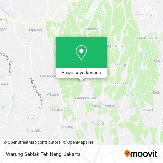 Peta Warung Seblak Teh Neng