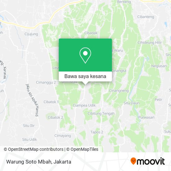 Peta Warung Soto Mbah