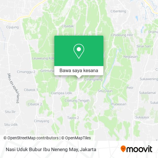 Peta Nasi Uduk Bubur Ibu Neneng May