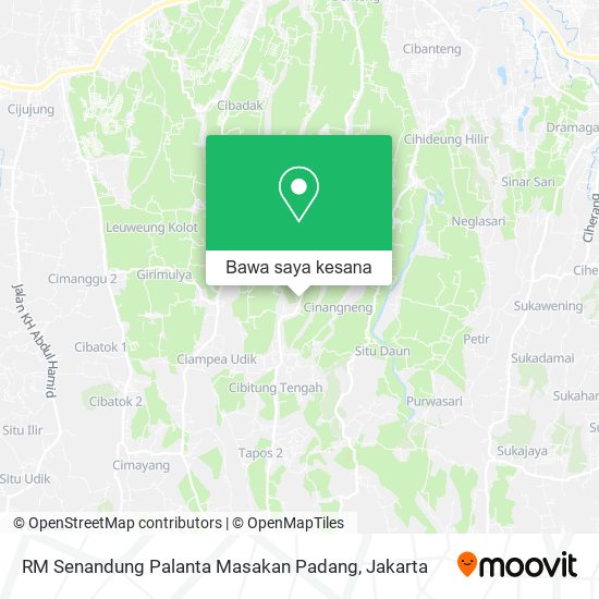 Peta RM Senandung Palanta Masakan Padang