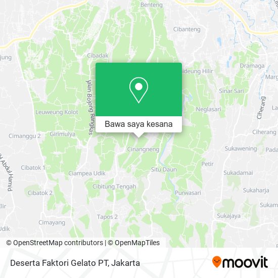 Peta Deserta Faktori Gelato PT