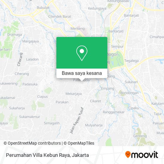 Peta Perumahan Villa Kebun Raya