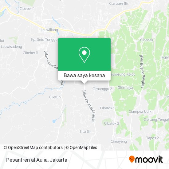 Peta Pesantren al Aulia