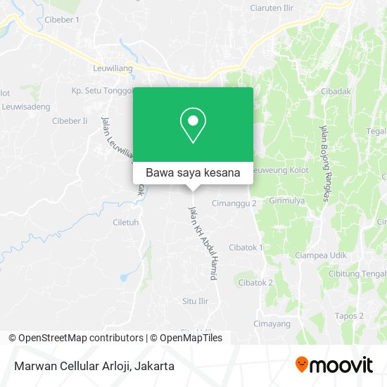 Peta Marwan Cellular Arloji