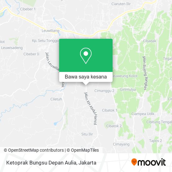 Peta Ketoprak Bungsu Depan Aulia