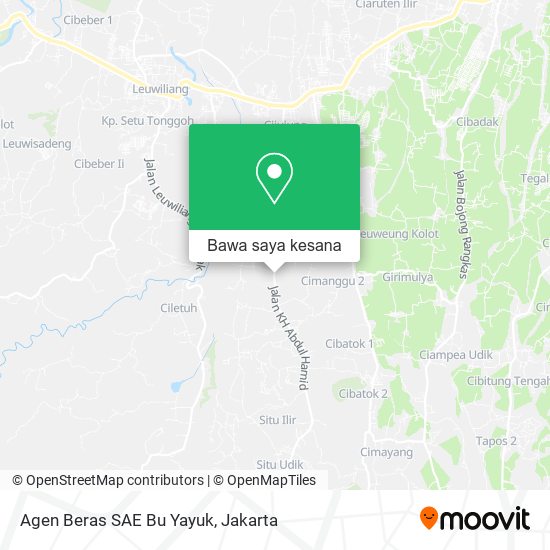 Peta Agen Beras SAE Bu Yayuk