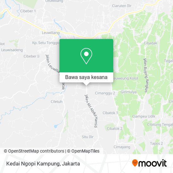 Peta Kedai Ngopi Kampung