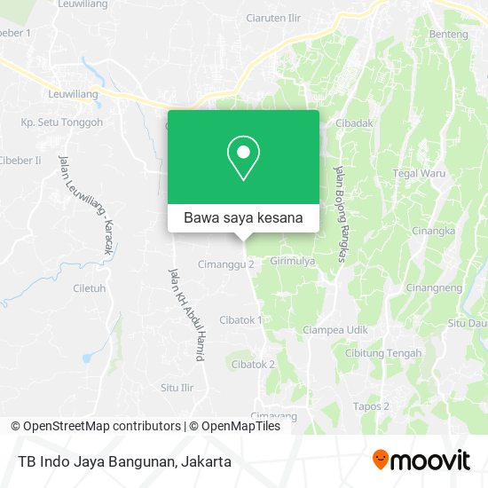Peta TB Indo Jaya Bangunan