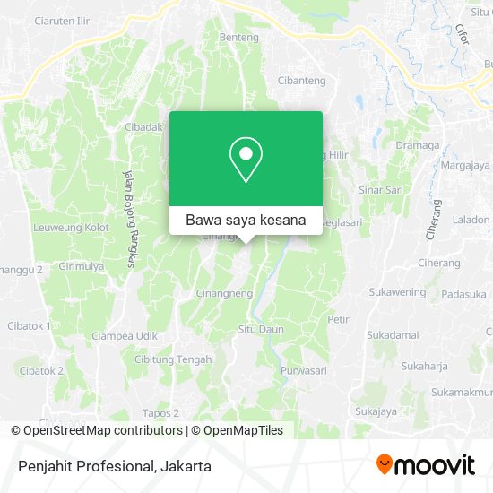Peta Penjahit Profesional