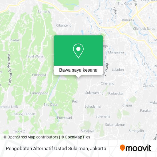 Peta Pengobatan Alternatif Ustad Sulaiman