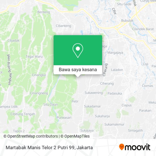 Peta Martabak Manis Telor 2 Putri 99