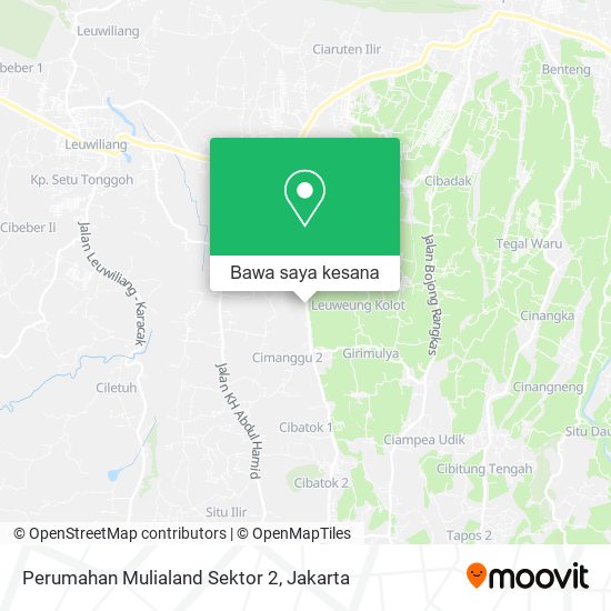 Peta Perumahan Mulialand Sektor 2