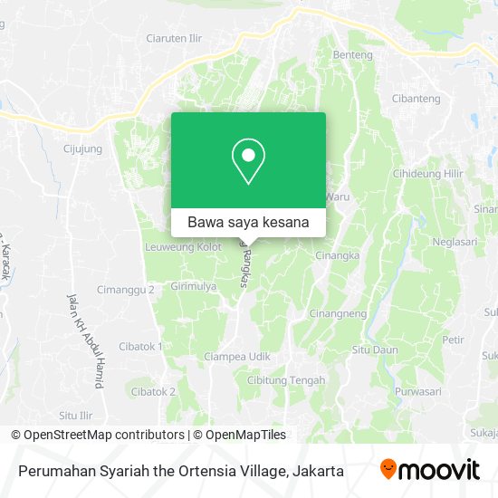 Peta Perumahan Syariah the Ortensia Village