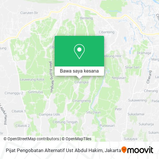 Peta Pijat Pengobatan Alternatif Ust Abdul Hakim