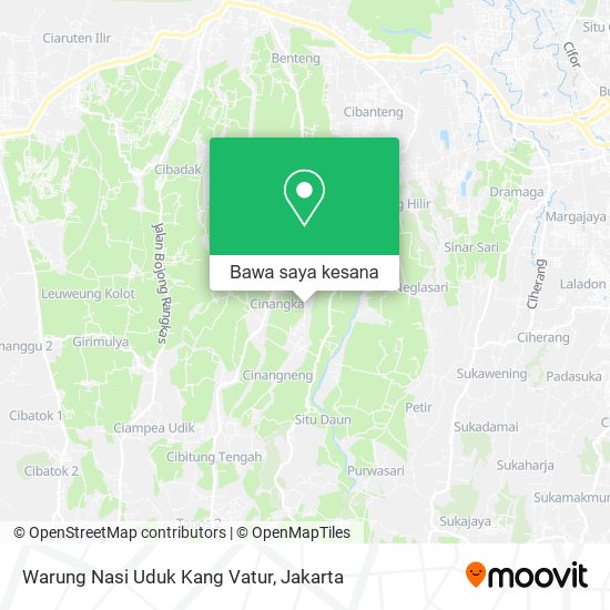 Peta Warung Nasi Uduk Kang Vatur