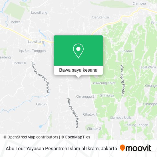 Peta Abu Tour Yayasan Pesantren Islam al Ikram