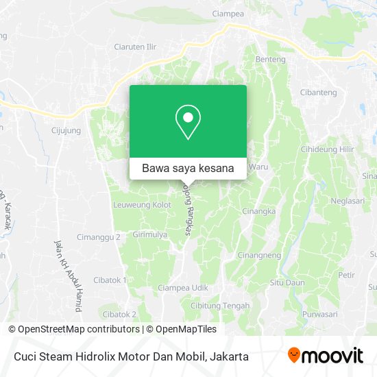 Peta Cuci Steam Hidrolix Motor Dan Mobil