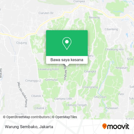 Peta Warung Sembako