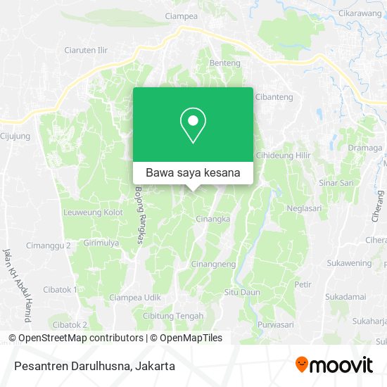 Peta Pesantren Darulhusna