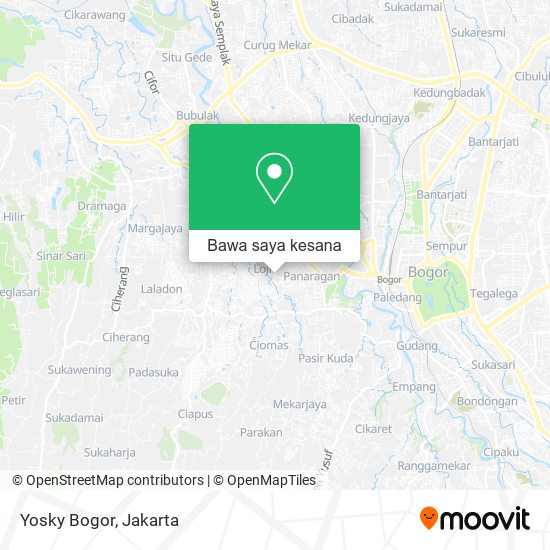 Peta Yosky Bogor